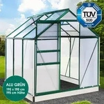 Gew&auml;chshaus Aluminium Mit Fundament Rostfrei T&uuml;v Gepr&uuml;ft 6mm Platten...