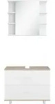 Vicco - Badm&ouml;bel-set Ilias, Wei&szlig;/sonoma, 2 Teile, Unterschrank 80 Cm