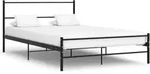 Bettgestell Schwarz Metall 120x200 Cm Vidaxl