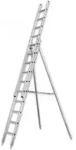 Iller Obstbaumleiter 7,0m Ah, 2-teilig Mit St&uuml;tzen Und 2x14 Sprossen
