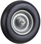 Relaxdays - Schubkarrenrad Vollgummi Mit Achse, 4.80 4.00-8 Gummirad, Pannensicher,