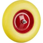 Relaxdays - Schubkarrenrad Vollgummi Mit Achse, 4.80 4.00-8 Gummirad, Pannensicher,