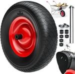 Gardebruk - Schubkarrenrad 4.80/4.00-8 &Oslash; 390mm 200 Kg Achse Schubkarrenreifen Felge