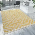 Paco Home - Moderner Outdoor Teppich Rauten-muster Vintage-look Flachgewebe