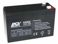 DSK - Batterie lead 12Vdc 7,2Ah UPS/Sais 151x65x94mm