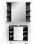Vicco - Badm&ouml;bel-set Fynn, Anthrazit, 2 Teile