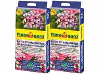 Aktiv Pflanzenerde für Balkon und Geranien 2x20 l - Floragard