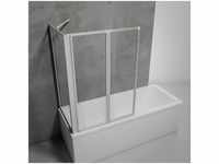 Schulte - Duschabtrennung für Badewanne Smart, 2-teilig mit Seitenwand,...