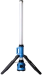 Led Strahlers&auml;ule Lichts&auml;ule Arbeitsstrahler Akku Alu Gelb Hybrid Ip54 H 100 Cm