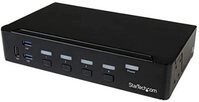 Startech.com 4 Port Displayport Kvm Switch - Usb 3.0 Hub - 4k 30hz
