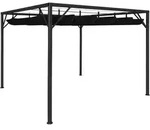 Gartenpavillon Mit Ausziehbarem Dach 3&times;3 M Anthrazit - Vidaxl