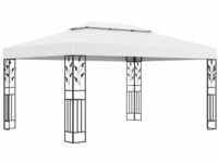 Bonnevie - Pavillon Familienzelt mit Doppeldach 3x4 m Weiß vidaXL