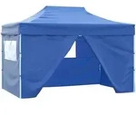 Faltzelt Pop-up Mit 4 Seitenteilen 3x4,5 M Blau - Vidaxl