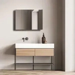Talos - Mirage Badspiegel 70 X 50 Cm - Badezimmerspiegel Mit Led Beleuchtung In