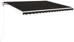 Vidaxl - Markise Automatisch Einziehbar 400x350 Cm Anthrazit