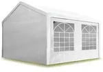 Partyzelt Pavillon 3x5 M In Wei&szlig; Pe Plane 350 N Wasserdicht Uv Schutz Festzelt