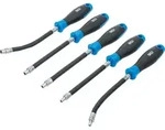 Bgs Technic - Flexibler Schraubendreher-satz Mit Rundgriff E-profil E4 - E8