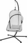 Yobaya H&auml;ngesessel Easy Grey Stahl,textilbezug Easy Grey