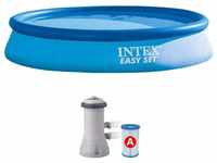 Intex - Easy Set Pool 366 x 76 cm Schwimmbecken Schwimmbad mit Filterpumpe 28132
