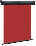 Balkon-seitenmarkise 145x250 Cm Rot Vidaxl
