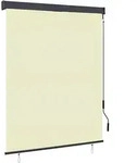 Au&szlig;enrollo 140x250 Cm Creme Vidaxl