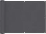 Balkonsichtschutz Oxfordgewebe 90x600 Cm Anthrazit Vidaxl