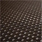 Haga - Balkonblende 0,9m Br. (meterware) Sichtschutz Aus Pe-rattan Dunkelbraun