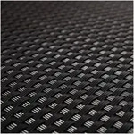 Haga - Balkonblende 0,9m Br. (meterware) Sichtschutz Aus Pe-rattan Schwarz