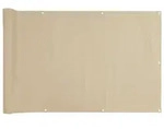 Balkon-sichtschutz Beige 120x300 Cm Oxford-gewebe Vidaxl