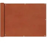 Balkon-sichtschutz Oxford-gewebe 90x600 Cm Terrakotta-rot Vidaxl