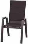 Siena Garden Stapelsessel Milano Anthrazit/ranotex&reg; Grau Stapelstuhl