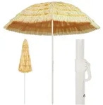 Strandschirm Natur 240 Cm Hawaii-stil Vidaxl