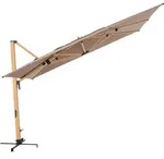Doppler Sonnenschirm / Ampelschirm "alu Wood Xl Ultra Pendelschirm 400 X 300",...