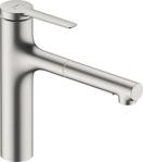 Zesis M33 - Sp&uuml;ltischarmatur 160, Mit Ausziehbarem Brause, Sbox Lite, Design
