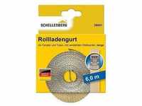 Schellenberg - Rolladengurt 23mm/6,0 m grau - 36002