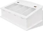 Besteckschublade Mdf Wei&szlig; Barocker Stil Vidaxl