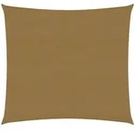 Vidaxl Sunshade Sail 160 G/m2 Taupe 2x2 M Hdpe
