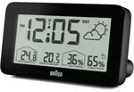 Braun Uhren Bc13bp Funk-wetterstation Dcf Schwarz