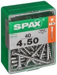 Spax - Universalschrauben 4.0 X 50 Mm Tx 20 - 40 Stk. Holzschrauben