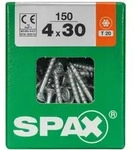 Spax - Universalschraube, 4 X 30 Mm, 150 St&uuml;ck, Teilgewinde, Senkkopf, T-star Plus