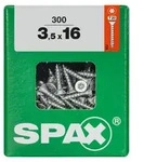 Spax - Universalschraube, 3,5 X 16 Mm, 300 St&uuml;ck, Vollgewinde, Senkkopf,...