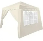 Casaria&reg; Pavillon Pop-up 3x3m Inkl. 2 Seitenteile Farbauswahl Uv-schutz 50+ Inkl.