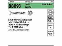 Schraube r 88093 Ruko m.Spitze/T-STAR 3 x 16/15-T10 Stahl galvanisch verzinkt wirox
