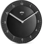 Braun Bc 06 B Quarzwanduhr Analog Schwarz Watch De Quartz Circle Black