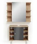 Vicco - Badm&ouml;bel-set Fynn, Eiche, 2 Teile