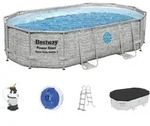 Power Steel Pool-set 488x305x107 Cm Bestway
