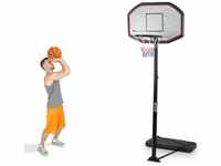 Costway - Basketballstaender von 202 bis 305cm hoehenverstellbar,...