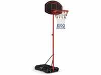 Basketballstaender rollbar Basketballkorb mit Staender 158 - 218cm...