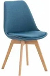 Esszimmerstuhl Linares Blau Stoff