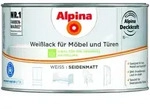 Wei&szlig;lack, F&uuml;r M&ouml;bel&t&uuml;ren, Seidenmatt, 300ml - Alpina